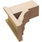 Ekena Millwork 7 1/2-in W x 14-in D x 14-in H Balboa Block Rough Cedar Woodgrain TimberThane Outlooker, Primed Tan OUTUR075X14X14BOA44RCPR - alternate 6
